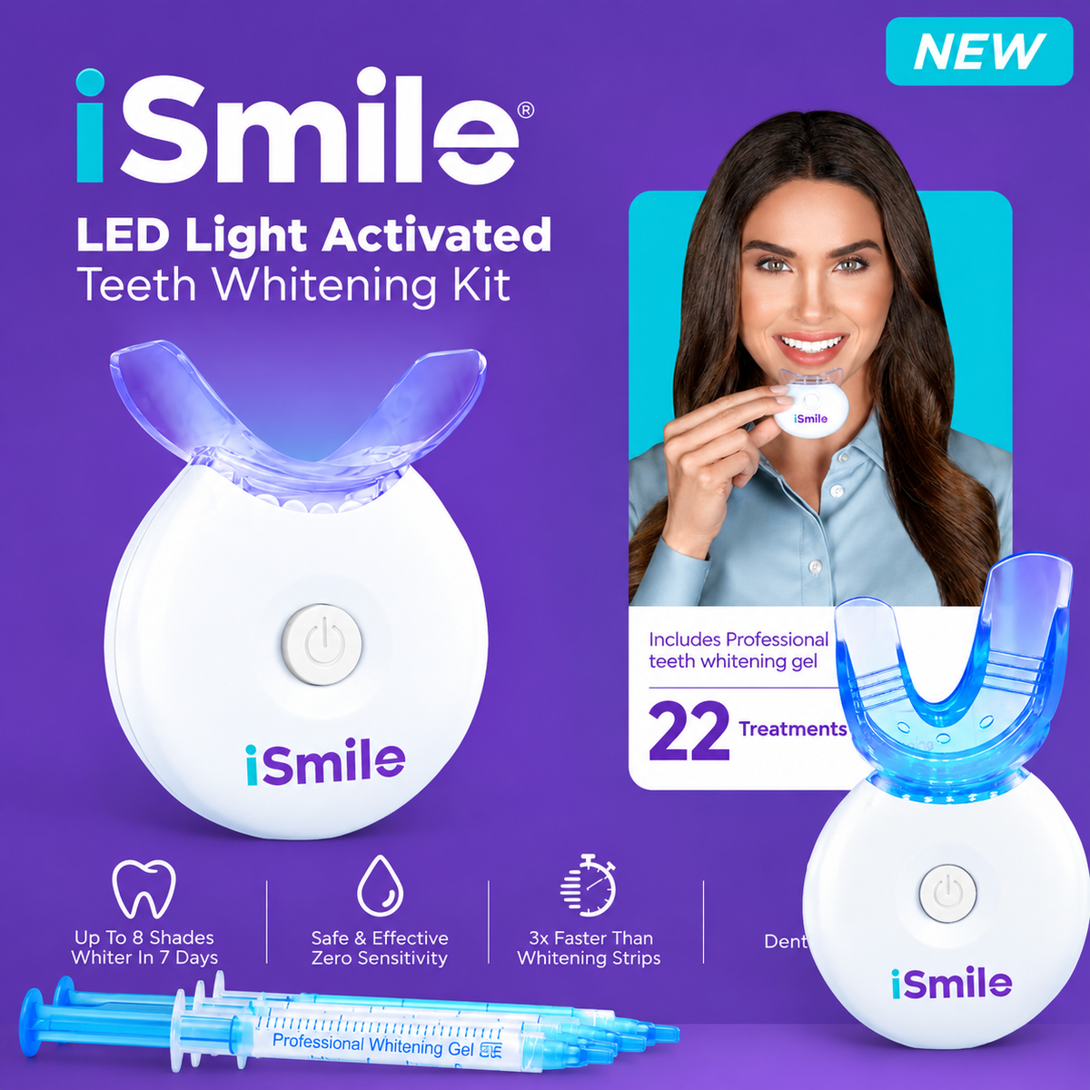 iSmile Pro — Peróxido 35% sin sensibilidad dental
