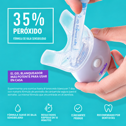 iSmile Pro — Peróxido 35% sin sensibilidad dental