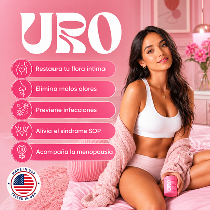 O Positiv URO: Probióticos + Prebióticos para tu pH