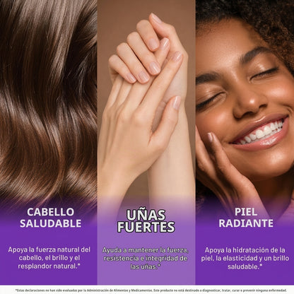 Nutra Harmony 4 en 1 para Cabello, Piel y Uñas