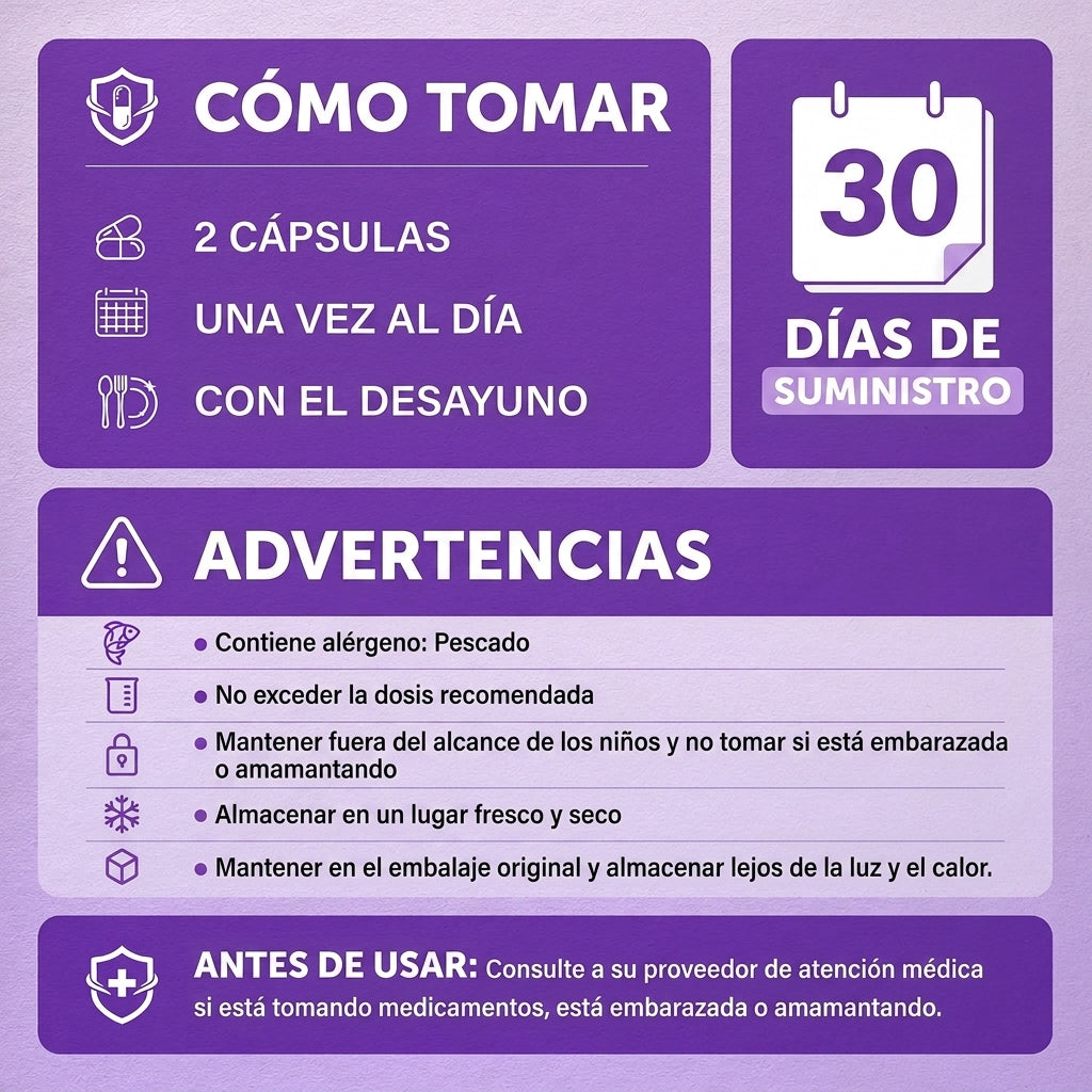 Nutra Harmony 4 en 1 para Cabello, Piel y Uñas