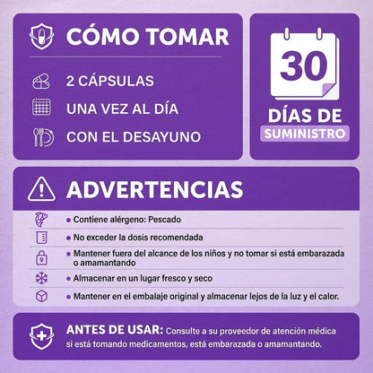 Nutra Harmony 4 en 1 para Cabello, Piel y Uñas